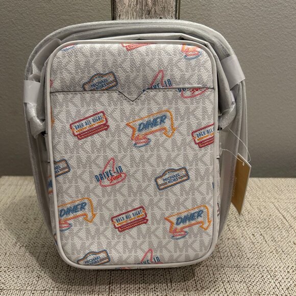 Michael Kors Printed Logo Crossbody Bag - Picture 4 of 4